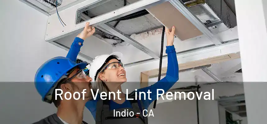 Roof Vent Lint Removal Indio - CA